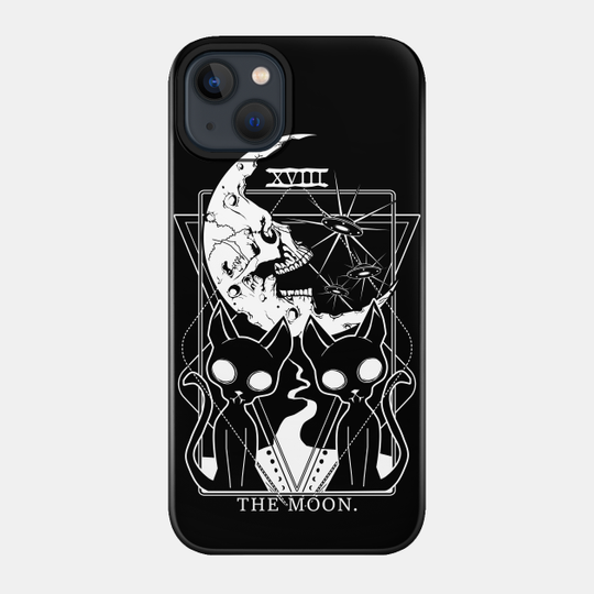 TAROT: The Moon - Alien - Phone Case