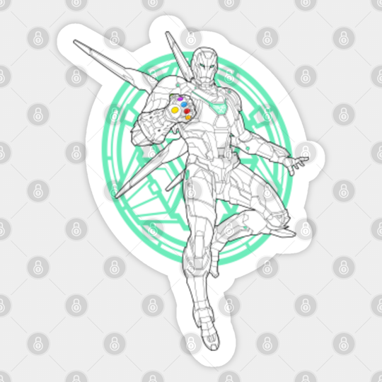 I am Iron Man - Iron Man - Sticker