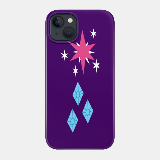 My little Pony - Twilight Sparkle + Rarity Cutie Mark V2 - My Little Pony - Phone Case