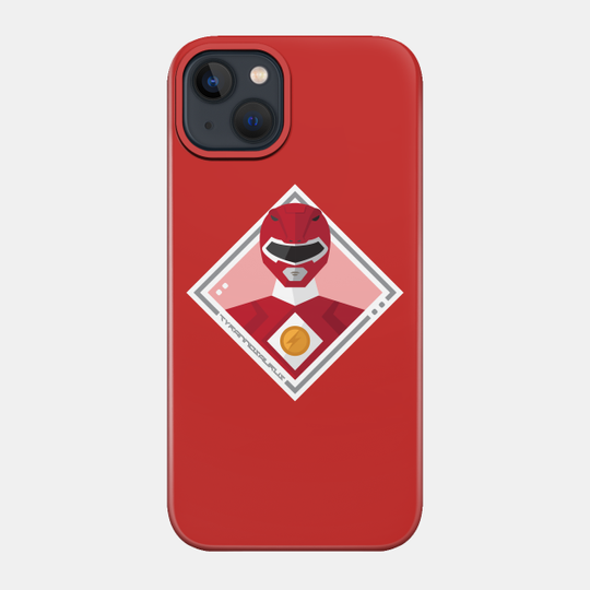 Red Tyrannosaurus Ranger - Mighty Morphin Power Rangers - Phone Case