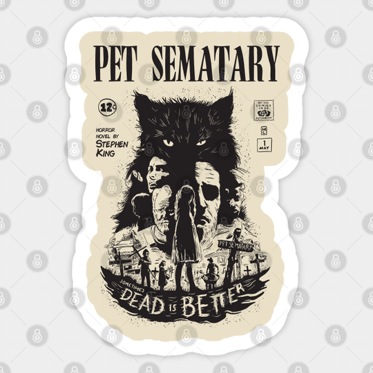 Pet Sematary - Stephen King - Sticker