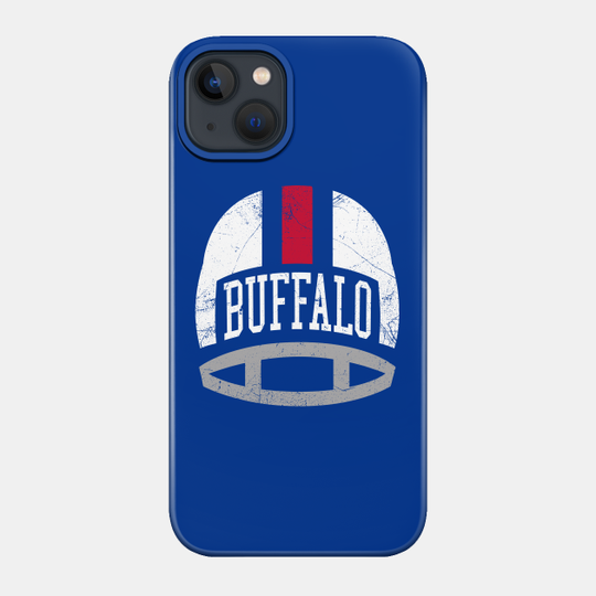 Buffalo Retro Helmet - Blue - Bills Mafia - Phone Case