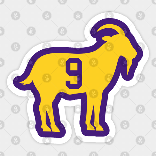 Joe Burrow Goat #9 - Lsu Tigers - Sticker