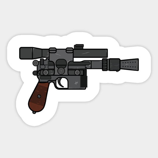 Han shot first - Han Solo - Sticker