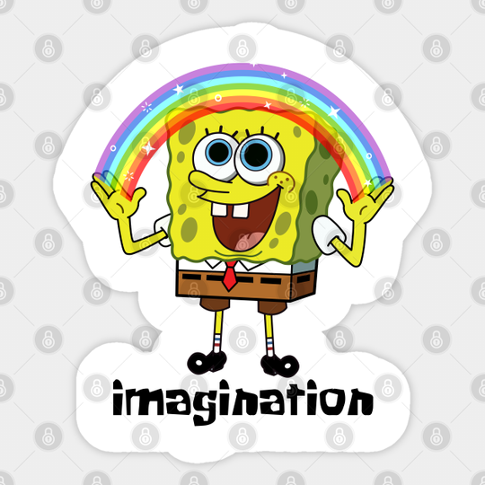 Imagination spongebob squarepants meme - Spongebob Squarepants Meme - Sticker