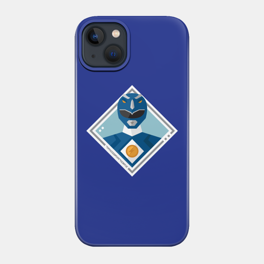 Blue Triceratops Ranger - Mighty Morphin Power Rangers - Phone Case