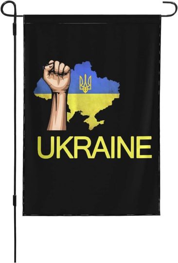 Pray For Ukraine Double Sided Rustic Farmland Yard Lawn Garden Flag