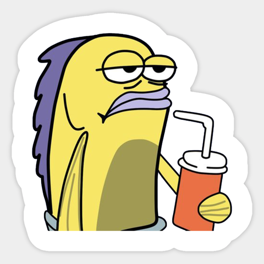 Citizens Of Bikini Bottom - Spongebob - Sticker
