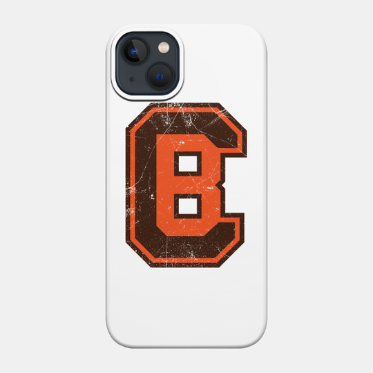 CB Football Monogram - White - Cleveland - Phone Case