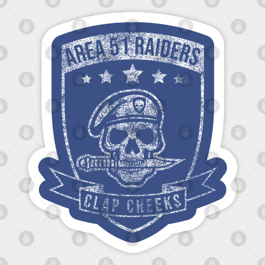 Area 51 Raiders Unit Insignia - Storm Area 51 - Sticker