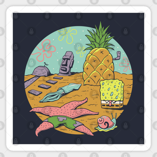 Nautical Nonsense - Spongebob - Sticker