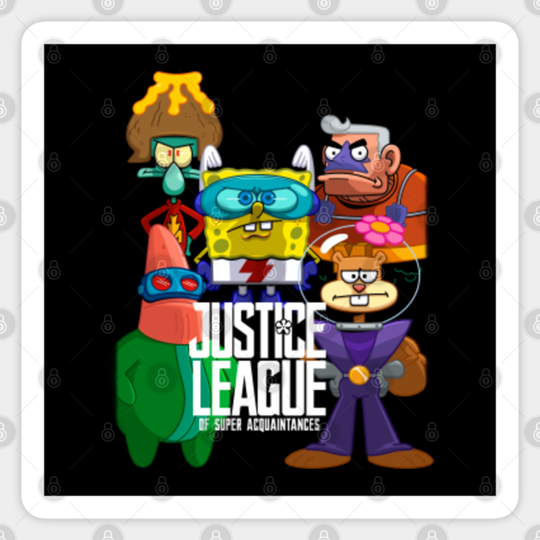 The Super Acquaintances - Spongebob - Sticker