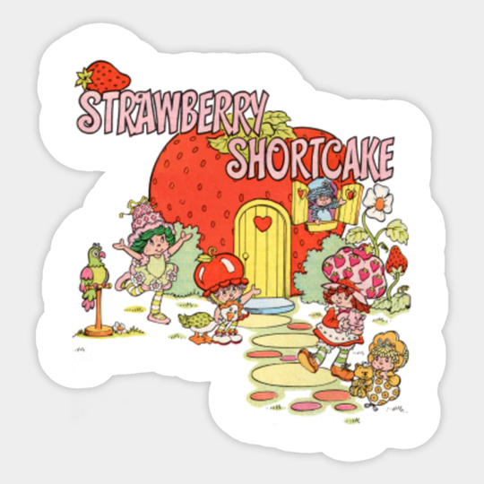 Strawberry friends - Strawberry Shortcake - Sticker