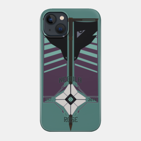 NEBULA_rose clan banner - Destiny The Game - Phone Case