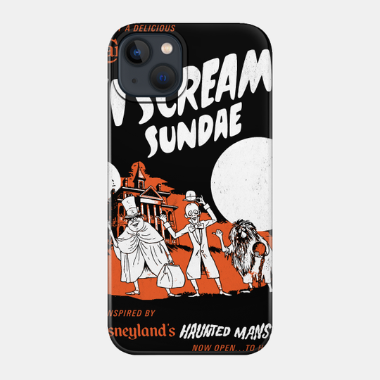 I-Scream Sundaes for everyone - Haunted Mansion - Phone Case