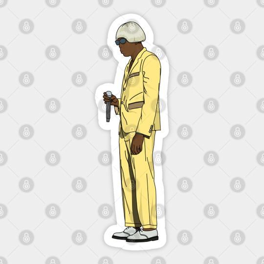 Igor - Tyler the Creator - Badly Drawn Bands Sticker - Tyler The Creator - Sticker