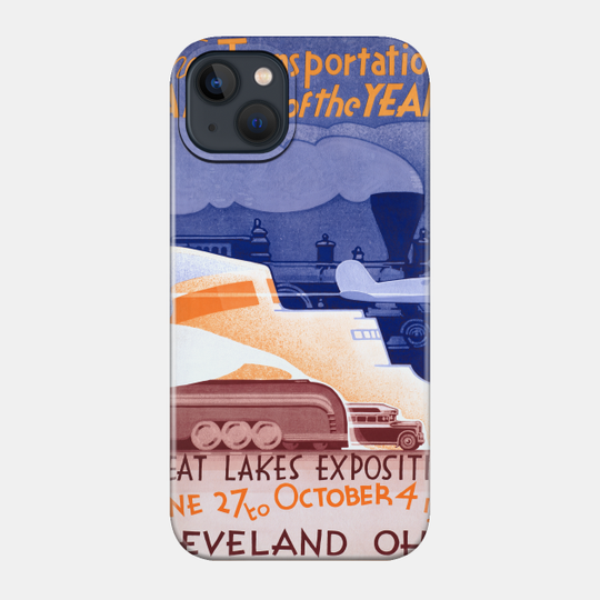 Vintage Travel Poster USA Cleveland Ohio - Cleveland - Phone Case