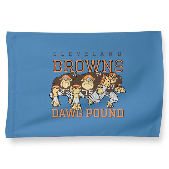 Dawg Pound Retro Cleveland Browns House Flag