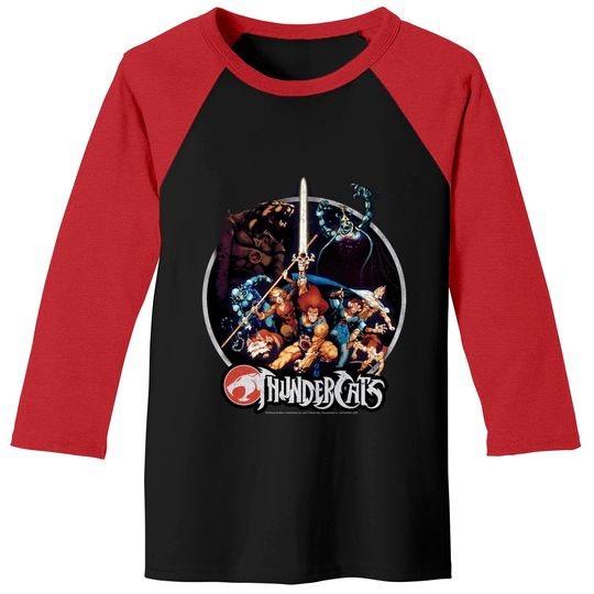 Thundercat Merch Baseball Tee Group Shot Vintage Circle