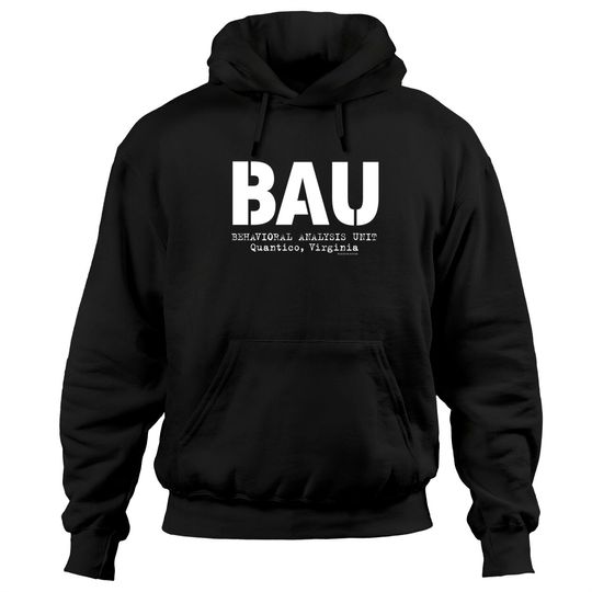 Criminal Minds Merchandise Hoodie Criminal Minds BAU Quantico
