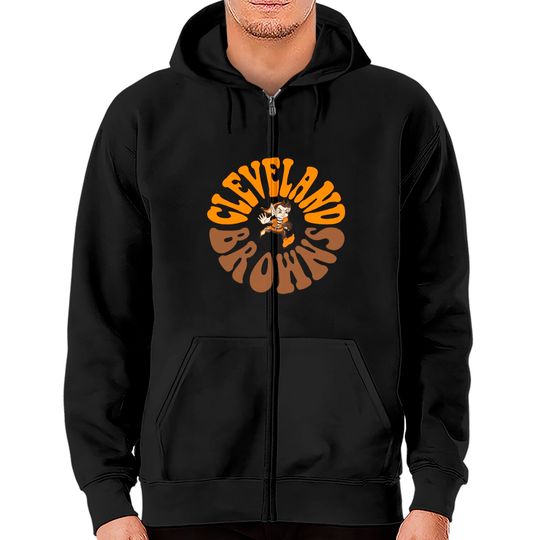 Cleveland Browns Hippy Style Elf Zip Hoodie