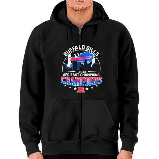 Buffalo Bills Wins Champions 2022 AFC East Championship Zip Hoodies