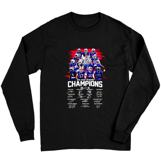Buffalo Bills Wins Champions 2022 AFC East Championship Long Sleeves