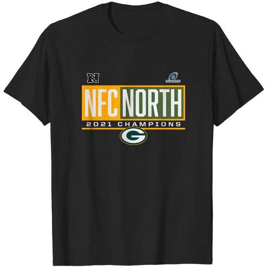 Green Green Bay Packers 2021 NFC North Division Champions T-Shirt
