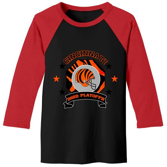 Cincinnati Bengals Playoffs 2022 Football Baseball Tees