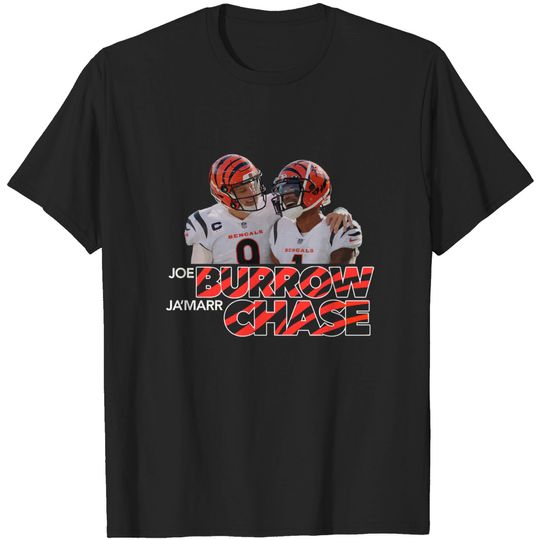 Joe Burrow Ja'Marr Chase T Shirt | Bengals | Limited Quantities!