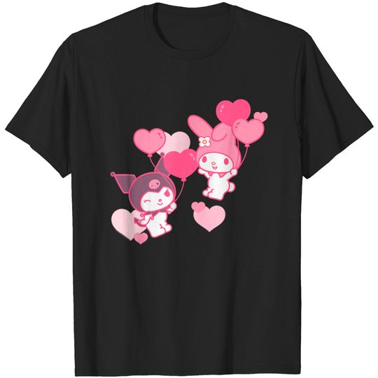 Womens Valentines Day T-Shirt My Melody and Kuromi