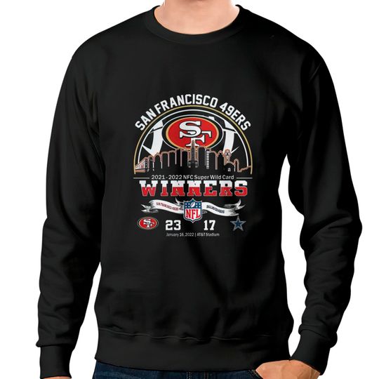 San Francisco 49ers 2021-2022 NFC Super Wild Card Winners  Sweatshirts
