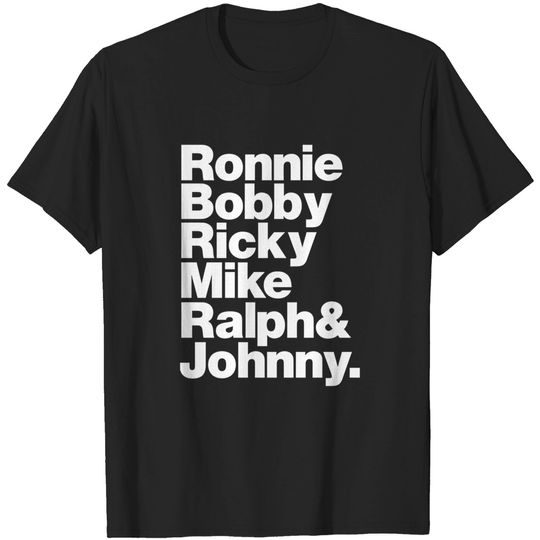 New Edition Ronnie Bobby Ricky Mike Ralph and Johnny T-Shirt