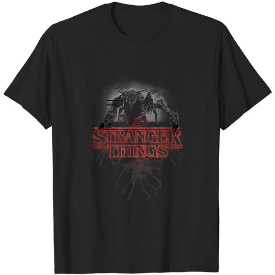 Stranger Things Demogorgon Glow Logo T-Shirt
