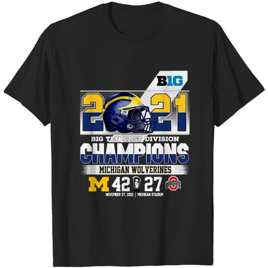 Michigan Wolverines Football Big Ten Champion T Shirt