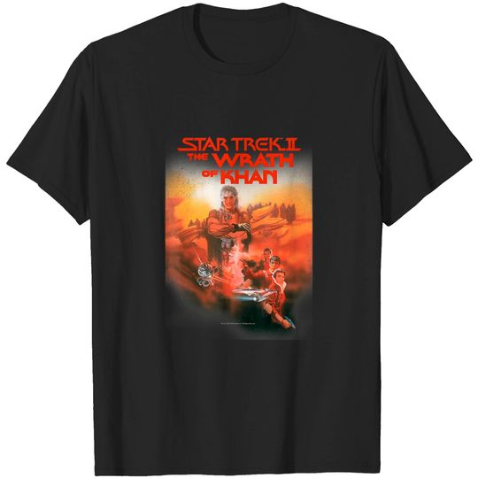 Star Trek The Wrath Of Khan Vintage Poster T-Shirt