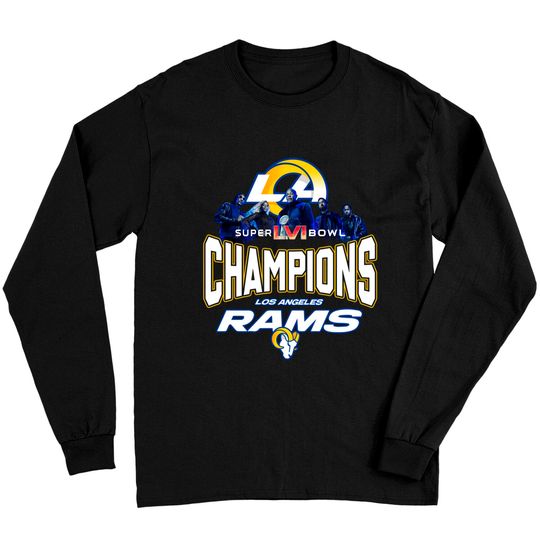 Los Angeles Rams LVI Super Bowl 2022 Champions Long Sleeves