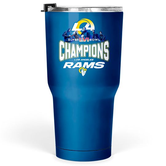 Los Angeles Rams LVI Super Bowl 2022 Champions Tumblers 30 oz