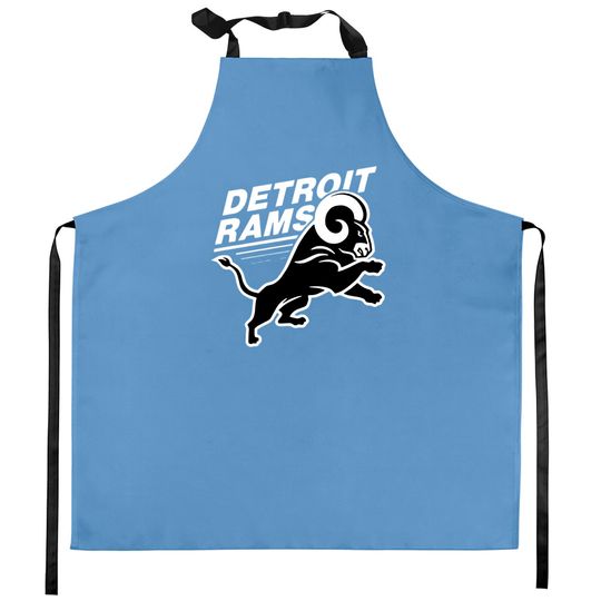 Detroit Rams Kitchen Aprons - Detroit Rams - Kitchen Aprons