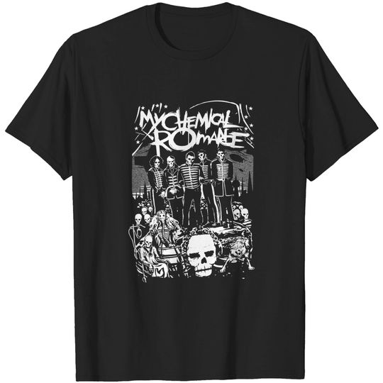 My Chemical Romance The Black Parade Lineup T-Shirt