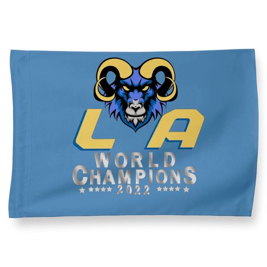 Los Angeles Rams LVI Super Bowl 2022 Champions House Flags