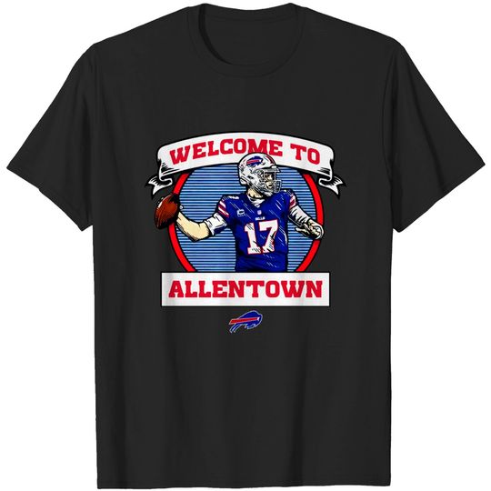 Josh Allen Buffalo Bills Welcome to Allentown T-Shirt