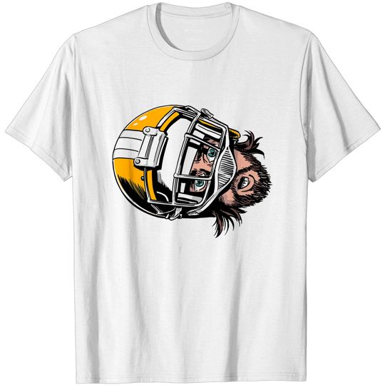 Aaron Rodgers Face Green Bay Packers T-Shirt