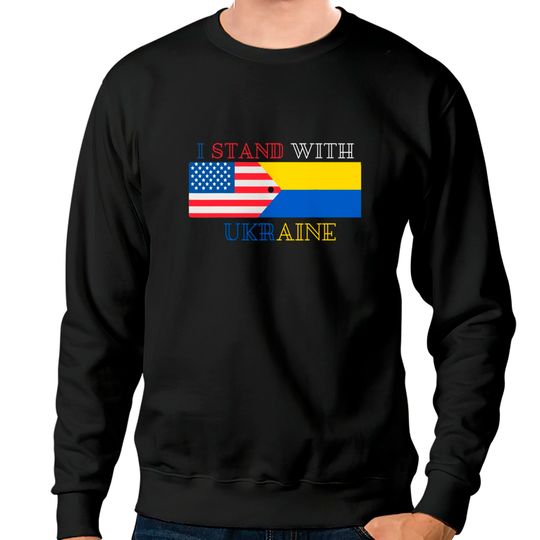 Ukrainian Lover I stand with Ukraine flag Sweatshirts