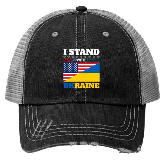 Ukrainian Lover I Stand With Ukraine Trucker Hats
