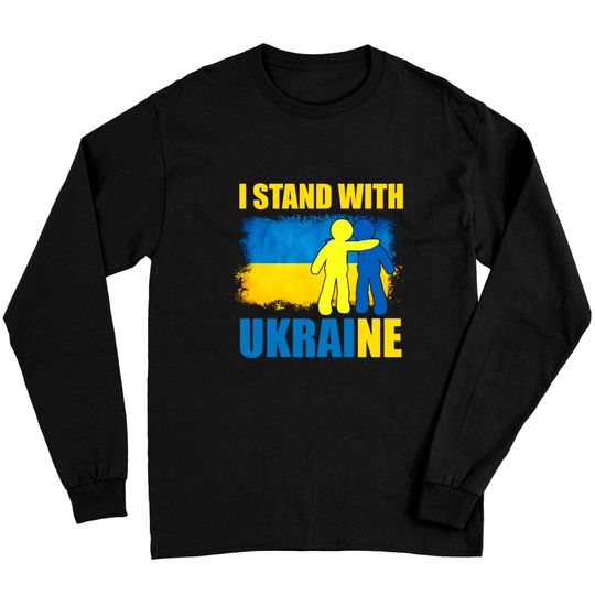 Support Ukraine I Stand With Ukraine Long Sleeves