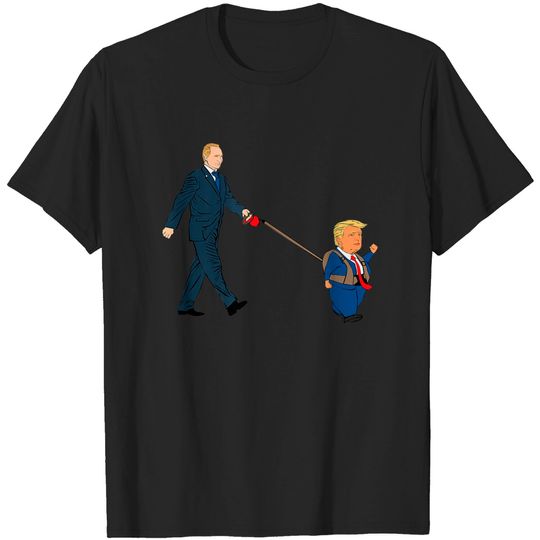 Trump Putin Meme T-Shirt Putin & Trump on Leash Resist Anti Trump