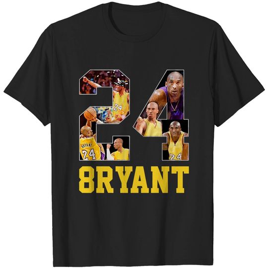 Kobe Bryant No.24 The Man The LA Basketball T Shirt