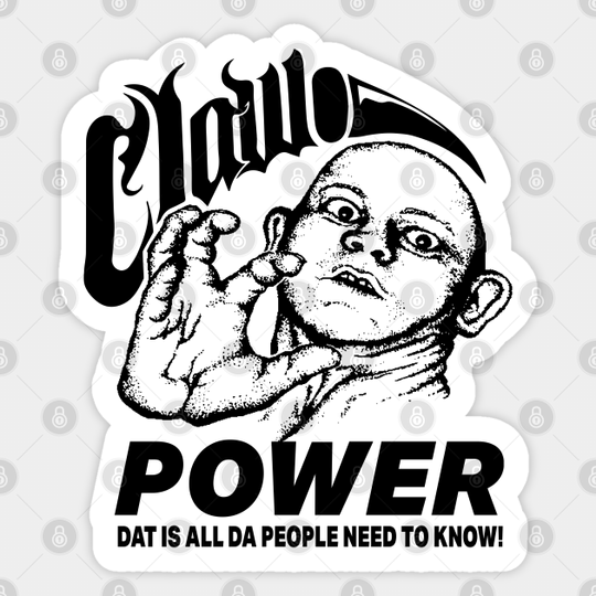 The Claw - Wrestling - Sticker