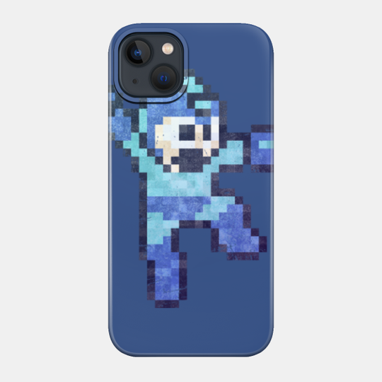 Mega Mam Jump Vintage Pixels - Mega Man - Phone Case